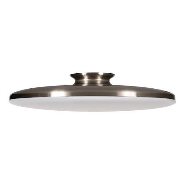 Afx Skye - LED Flush Mount - 19" - Satin Nickel Finish - White Acrylic SKYF19LAJD1SN - main